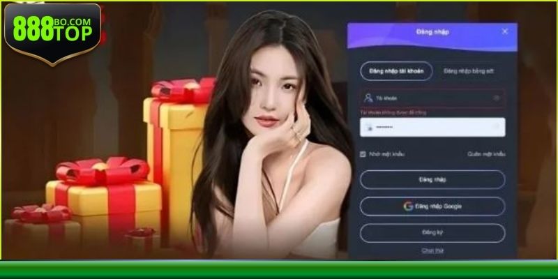 Các bước đăng nhập nhanh